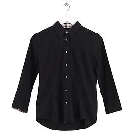 Camisa Burberry de algodón negra Negro