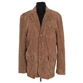 Cappotto Kenzo in pelle marrone Marrone