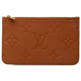 Pouch Louis Vuitton Monogram Empreinte Giant Neverfull MM Marrone Marrone