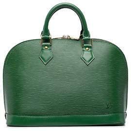 Bolso Louis Vuitton Epi Alma PM Verde Verde
