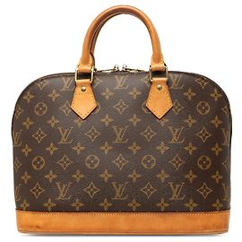 mala Louis Vuitton Monogram Alma PM Castanha Marrom