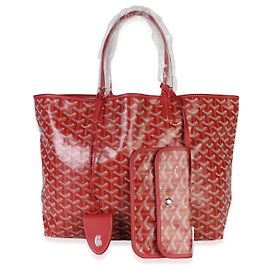Goyard Red Goyardine Canvas Saint Louis PM Rouge