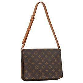 Louis Vuitton Musette Tango Borsa a Tracolla Monogram Marrone Monogramma
