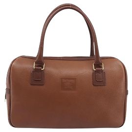 Burberry Vintage Boston Leather Marrom