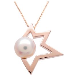 TASAKI Comet Plus Pearl 750PG Halskette Roségold Golden