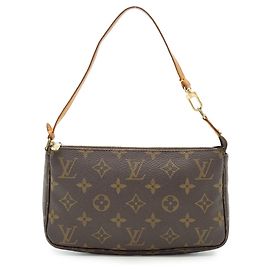 Louis Vuitton Monogram Pochette Accessoires Brown
