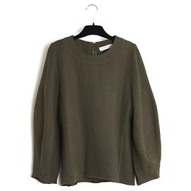 Chloé Dark Green Wool Knit Top Green