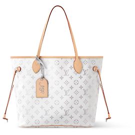 Louis Vuitton Neverfull MM Monogram White Saco Tote Branco Monograma