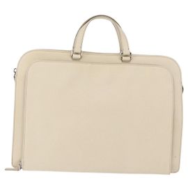 Prada Convertible Travel Saffiano Leather Bege