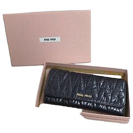 Magnificent Miu Miu Wallet Navy blue