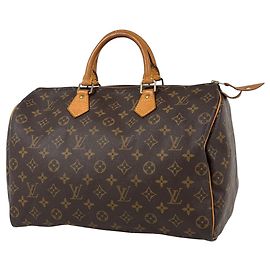 Louis Vuitton Speedy 35 Handbag Brown Monogram