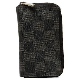 Portamonete Zippy Louis Vuitton Damier Graphite Nero Nero
