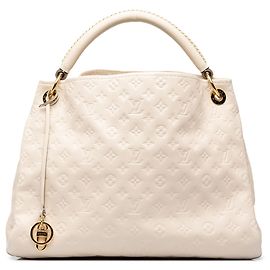 Borsa Hobo Louis Vuitton Monogram Empreinte Artsy MM Bianca Bianco