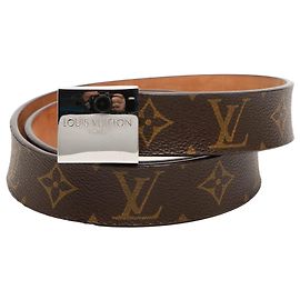 Cintura Louis Vuitton Monogram Marrone Marrone