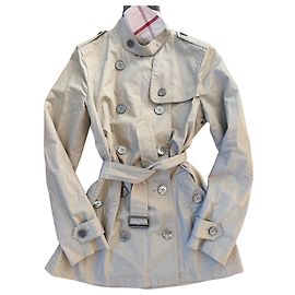 Burberry Trench-coat Coton Beige Beige