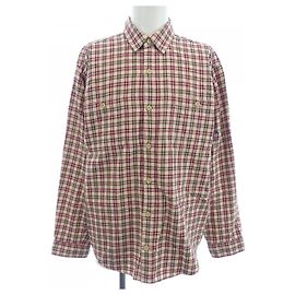 Autre Marque Camisa de Algodão Xadrez Patagonia Marrom Bege Outro