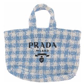 Prada Saco tote azul e branco Azul