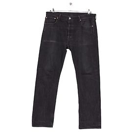 Vaqueros Levi's negros de algodón de corte recto Negro