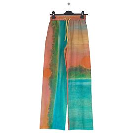Autre Marque Pantalones de algodón multicolores Multicolor