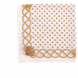 Foulard Nina Ricci in seta bianco Bianco
