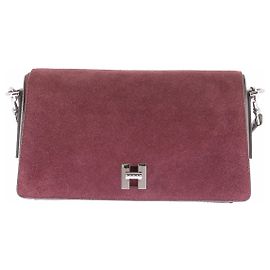 Bolsa Flap Hogan H-Turn Roxo
