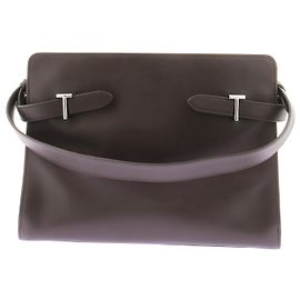 Sac à main en cuir marron Le Tanneur Marron