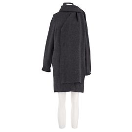 Vince Abrigo de lana gris Gris