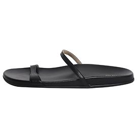 The row Schwarze Leder-Sandalen - size EU 40 Schwarz