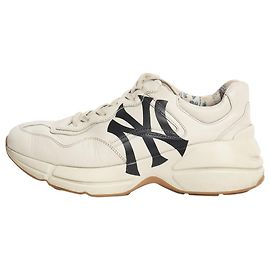 Gucci Baskets Neutral NY Yankees Rhyton - taille EU 38.5 Autre