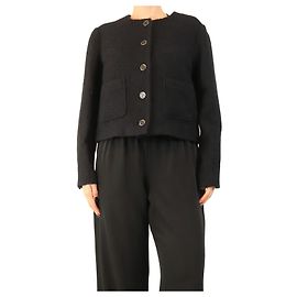 Altuzarra Black Beanie jacket - size UK 16 Black