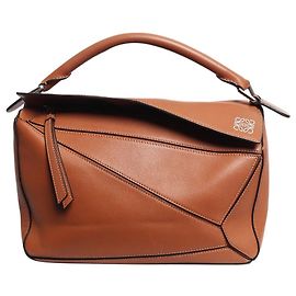Loewe Borsa Puzzle medium marrone Marrone