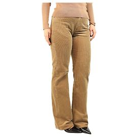 Autre Marque Pantalones de pana beige - size UK 10 Otro