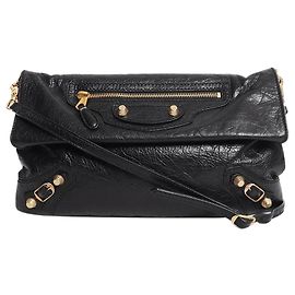 Balenciaga Borsa a tracolla a busta nera Nero