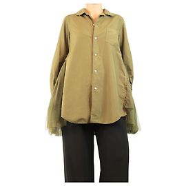 Comme Des Garcons Green 2023 tulle shirt - size S Green
