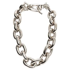 Paco Rabanne Colar de elos XL prateado Outro