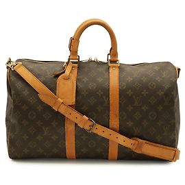 Louis Vuitton Monogram Keepall Bandoulière 45 Brown Monogram