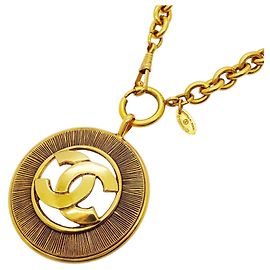 Collana cerchio Coco Mark placcata in oro Chanel D'oro