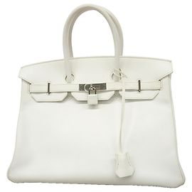 Hermès Hermes Birkin 35 Handbag White