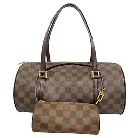 Sac à main Louis Vuitton Damier Papillon 30 Damier ebène