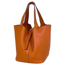Hermès Borsa Hermes Picotin MM in Orange Arancione