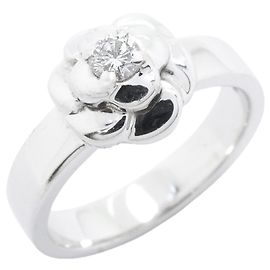 Chanel Camélia Ring in 18K Weißgold Andere