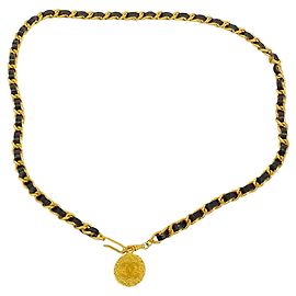 Cintura a catena nera Chanel da donna Nero