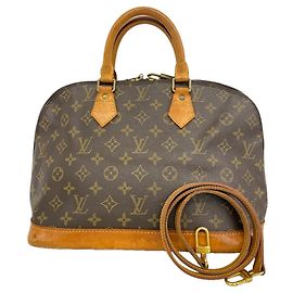Borsa Louis Vuitton Monogram Alma Marrone