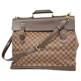 Bolsa Boston Louis Vuitton em Ebene Damier ebene