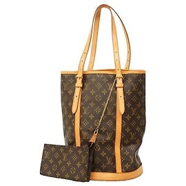 Sac cabas Louis Vuitton Monogram Bucket GM Marron