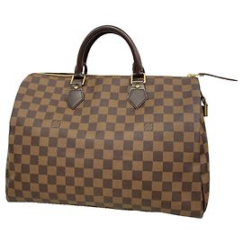 Borsa Louis Vuitton Damier Speedy 35 in Ebene Damier ebene