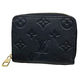 Portamonete Zippy Monogram Empreinte Louis Vuitton in Noir Nero