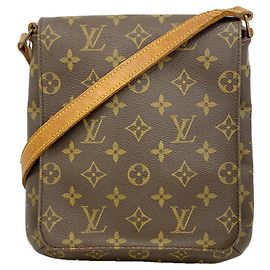 Borsa a tracolla Louis Vuitton Monogram Musette Salsa Marrone