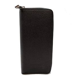 Portafoglio Zippy Louis Vuitton in pelle Taurillon nera Nero