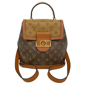 Sac à dos Louis Vuitton Monogram Reverse Dauphine Marron